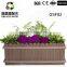 Weather resistant high quality wpc flower box rotproof wpc garden flower
