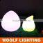 waterproof RGB colors rechargeable floating led peach light ball