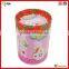 round fancy coin bank metal tin box