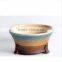 New design large caliber meaty plants ceramic outdoor planters