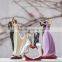 Resin dancing couple figurines gifts for newly married couple