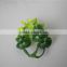 highly ornamental artificial green hedge for wall decor