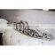 New Classic Top Grain Leather Luxury Wedding Sofa Set Tufted Rolled Arm Curved Back