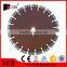 hot pressed diamond saw blade with flange for cutting granite