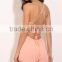 fashion cowl neck sexy rompers summer latest design woman party playsuits