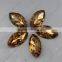 Decorative Pointed Back Smoked Topaz Crystal Stones for Clothing