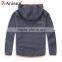 high quality plain custom color windproof polar fleece with hoodies winter children's jackets