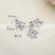 3* 3 CM custom inspired words logo charm tags diy round steel charm tags for jewelry accessories 2016