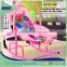 China Wholesale Toys Indoor Baby Cradle Swing/ Baby Wooden Horse Baby Cribs 2 in 1
