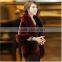winter popular luxury ladies natural cross fox fur coat