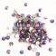 NHF 2058 ss20 crystalAB Chaton flat back glass rhinestones beads