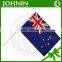 Cheap polyester printed promotional plastic holder australia small hand waving flag