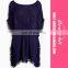 Women's cotton short sleeve loose fit oversized bat shift dress fashion mini dress