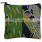 Vintage Designer Hand Stitch Kantha Wallet Indian Beautiful Sari Kantha Clutch