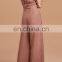 Fashion Cap Sleeves cut-out Linen Blend deep v neck wide-leg women Jumpsuit