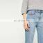 New fashion model plain sky blue women denim jeans pants