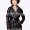 2017 New Designs Women Fashion Winter Bomber Leather Motorcyle Jacket
