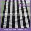 TR062A Cheap Black and White Stripped Wedding Table Runners