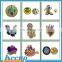 Top quality Custom Souvenir Embossed Logo Metal Badges for sale or promotion
