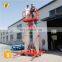 7LSJLII Shandong SevenLift aluminum outdoor two mast articulating ladder plataforma elevadora manufacturers