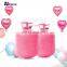 7.5L/13.4L/22.4L Portable Helium gas cylinder color size cylinder