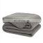 Amazon Hot Sale High Quality Fleece Flannel Microfiber Luxury Faux Fur Grey Throw Blanket