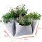 home table use felt flower plants pot
