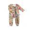 Toddler Ruffle Bodysuit Boho Romper Baby Footie Pajamas