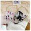 Cow mini lipstick bag female fashion all-match stereotyped chain diagonal small bag cosmetic bag portable