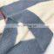 TWOTWINSTYLE Spring Striped Print Women Knitting Sweater Stand Collar Long Sleeve Loose Pullover