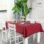 Modern Fashion Nordic Style Cheap Simple Solid Color Cotton Linen Table Cloth For Dining Room Living Room