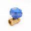 5v 3.6v 12v 24v 110v 220v DN15 DN20 CWX-15N 2 way brass ss304 mini electric motorized water ball valve