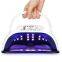 2021 Best selling  Auto Sensor UV LED 54W nail lamp sun x5 ABS plastic Nail Dryer for fast gel cure for table manicure salon