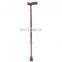 Adjustable folding walking sticks with wooden handles T-Shape Folding Cane Walking Aids Drive Medical Folding Cane