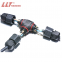 Hot selling IP68  3 way T splitter waterproof connector with screw fixing cable 3pin terminal connector