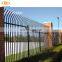 Cheap steel bend top picket fence wrought iron garden wall fence ( ISO factory )