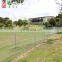 PVC Coated Chain Link Fence 50mm X 50mm Mesh With V Arm 2m Height