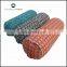 High quality Ohm  embroidered Cotton or Buckwheat Filled cylindrical Yoga Bolster pillow