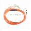 12 Cores MPO to LC Female Male Optical Fiber Patchcord Multi mode OM4 Fiber Optic Patch cord