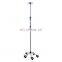 Medical Stainless steel  hospital IV pole stand infusion pole adjustable height Infusion Stand