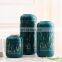 Light luxury blue-green-gold ceramic vase flower home decoration handicraft furnishings