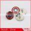 fashion round star enamel metal badge brooch pin for men