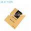 China supplier custom printed kraft paper bags with your own logo 3 side sealed biodegradable bags