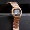 Fashion Skmei 1433 Men Women Wrist Stainless Steel Waterproof Watch Luxury Wristwatch Digital