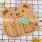 Bamboo Baby Plate Dessert Dish Children'S Tableware Baby Platter Cartoon Cutlery Set Kids Plate