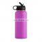 Wide Mouth Insulated Stainless Steel Thermos Bottle With Custom Logo