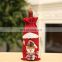 Christmas Decoration Santa Snowman Wine Bottle Bags In Bulk Red Wine Cover Bag Merry Christmas Ornament Decorations For Home