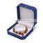 New Arrival Octagonal Shape Light Gray Pu Leather Ring Box