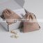 PandaSew Custom Logo Jewelry Pouch Microfiber Drawstring Bag Gift Packaging