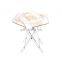 new pattern portable outdoor picnic desk Custom Furniture Folding Tables foldable acrylic Coffee Table with storage case